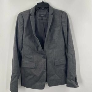 J.crew Suit Jacket Blazer Wool Blend